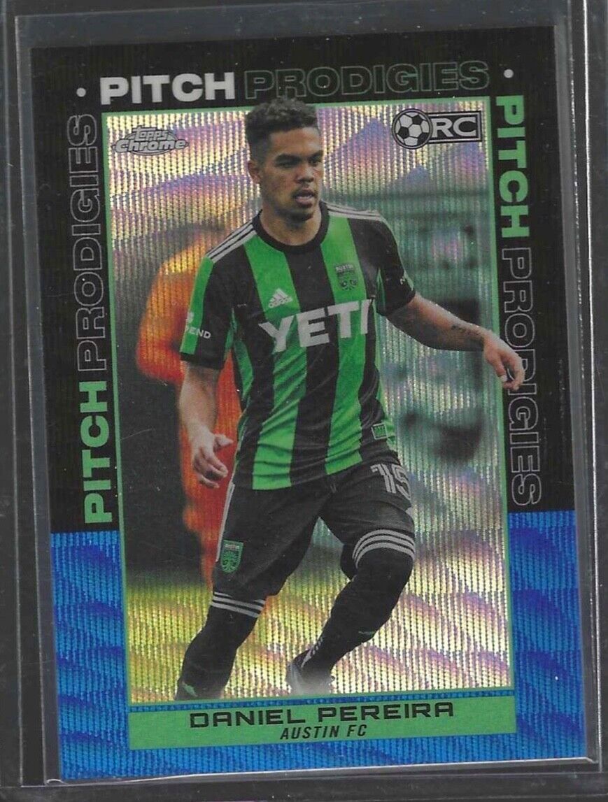 DANIEL PEREIRA 2020-21 TOPPS CHROME PITCH PRODIGIES BLUE WAVE REFRACTOR RC 4/199