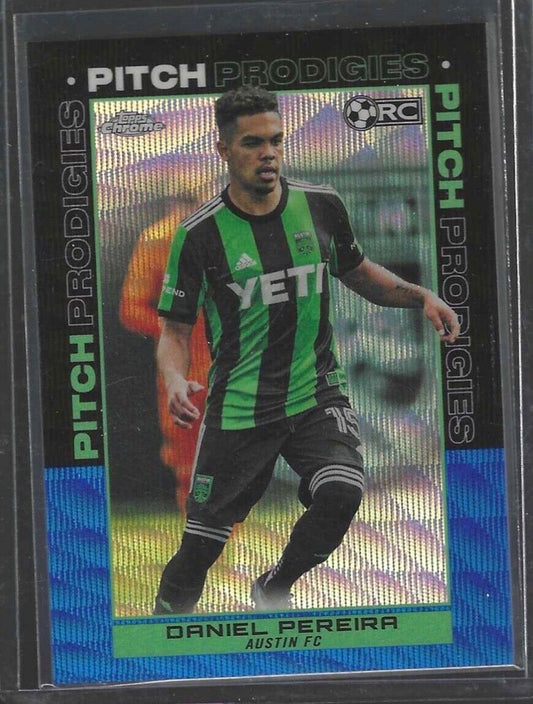 DANIEL PEREIRA 2020-21 TOPPS CHROME PITCH PRODIGIES BLUE WAVE REFRACTOR RC 4/199
