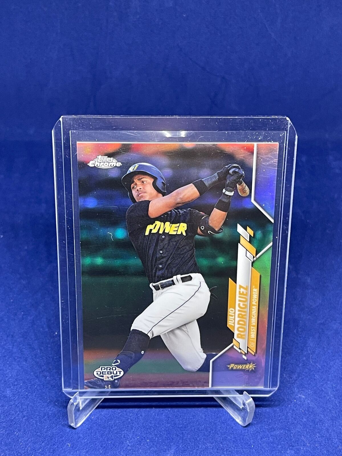 JULIO RODRIGUEZ 2020 TOPPS CHROME PRO DEBUT REFRACTOR #D 53/99
