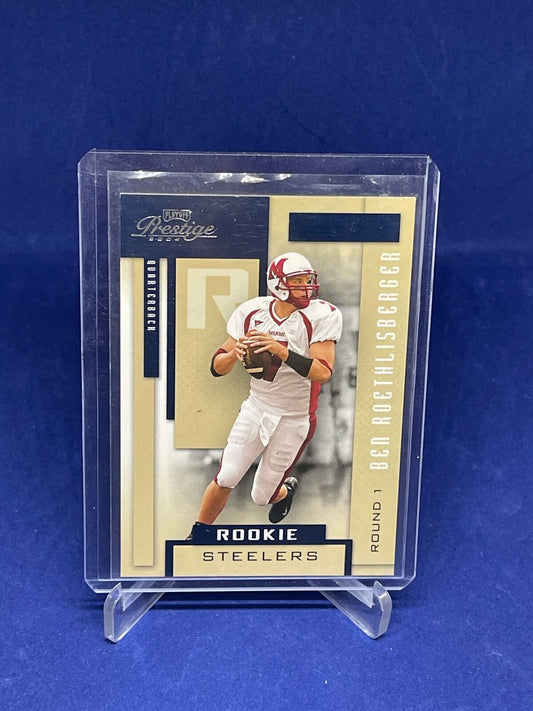 BEN ROETHLISBERGER 2004 PLAYOFF PRESTIGE ROOKIE RC #159