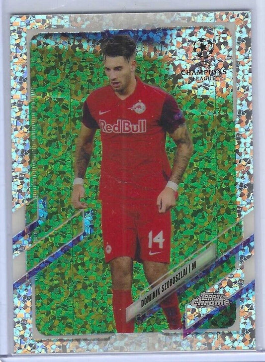 DOMINIK SZOBOSZLAI 2020-21 TOPPS CHROME MINI DIAMOND SPECKLE REFRACTOR RC #26