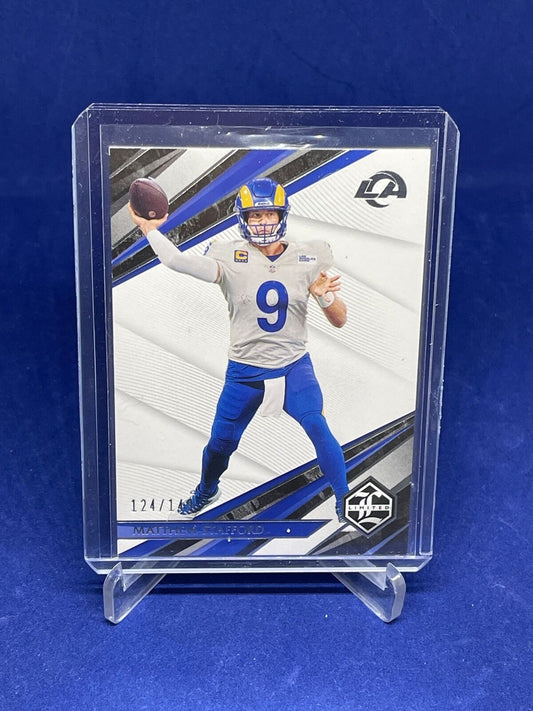 MATTHEW STAFFORD 2021 PANINI LIMITED #D 124/149