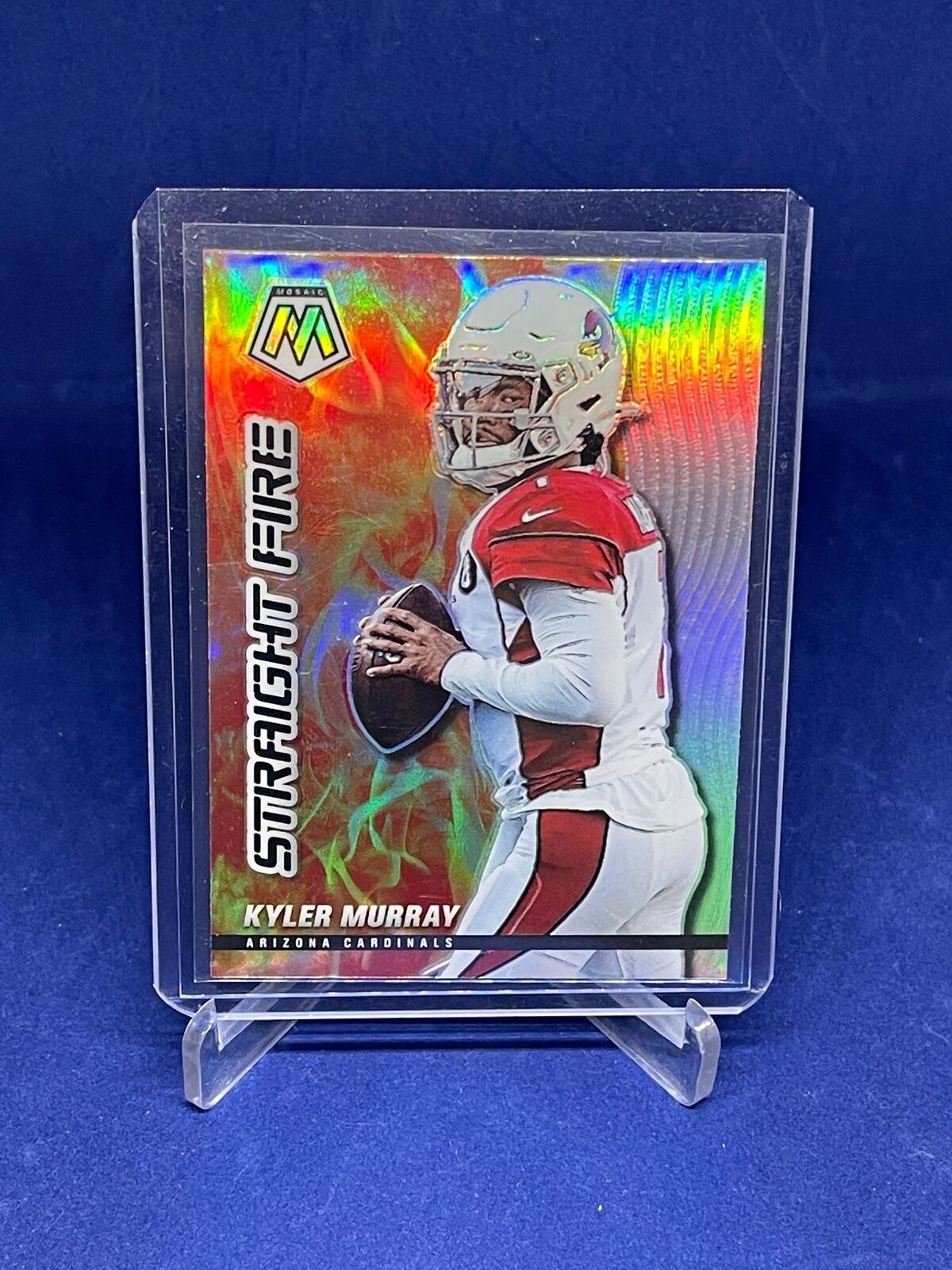 KYLER MURRAY 2021 PANINI MOSAIC STRAIGHT FIRE SILVER PRIZM