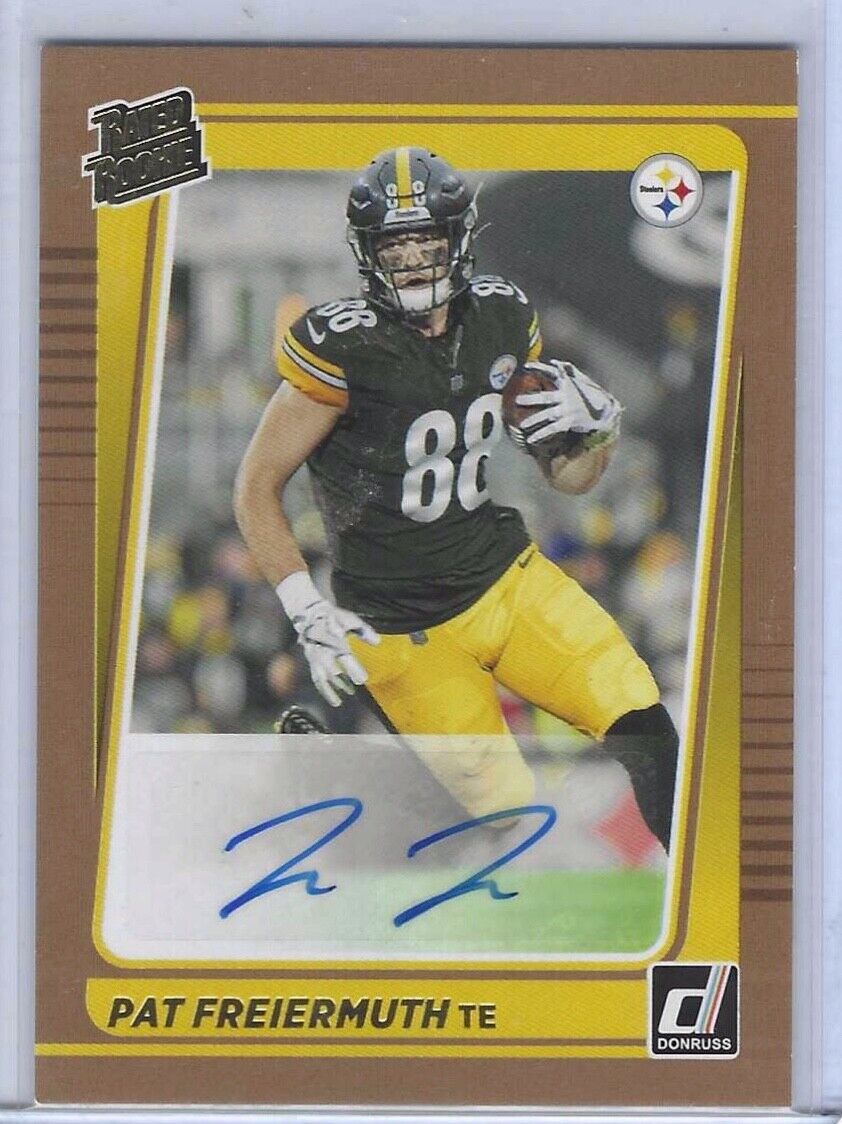 PAT FREIERMUTH 2021 DONRUSS BRONZE RATED ROOKIE AUTO RC #281