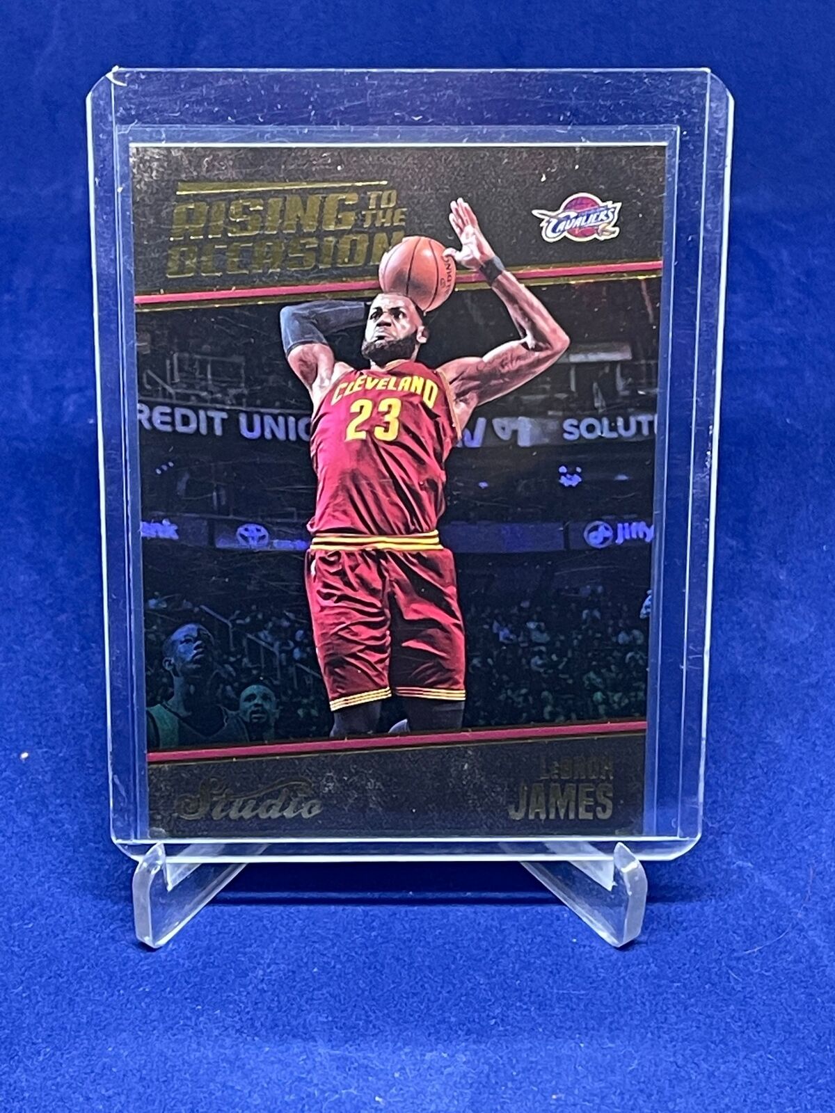 LEBRON JAMES 2016-17 PANINI STUDIO RISING TO THE OCCASION