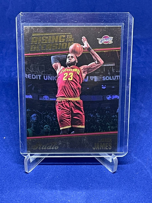 LEBRON JAMES 2016-17 PANINI STUDIO RISING TO THE OCCASION