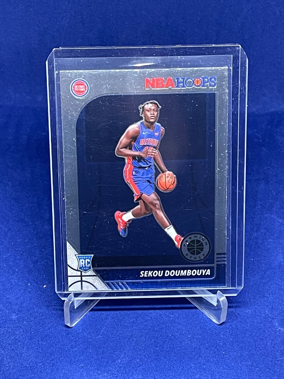 SEKOU DOUMBOUYA 2019-20 PANINI NBA HOOPS PREMIUM PHOTO VARIATION ROOKIE RC #212