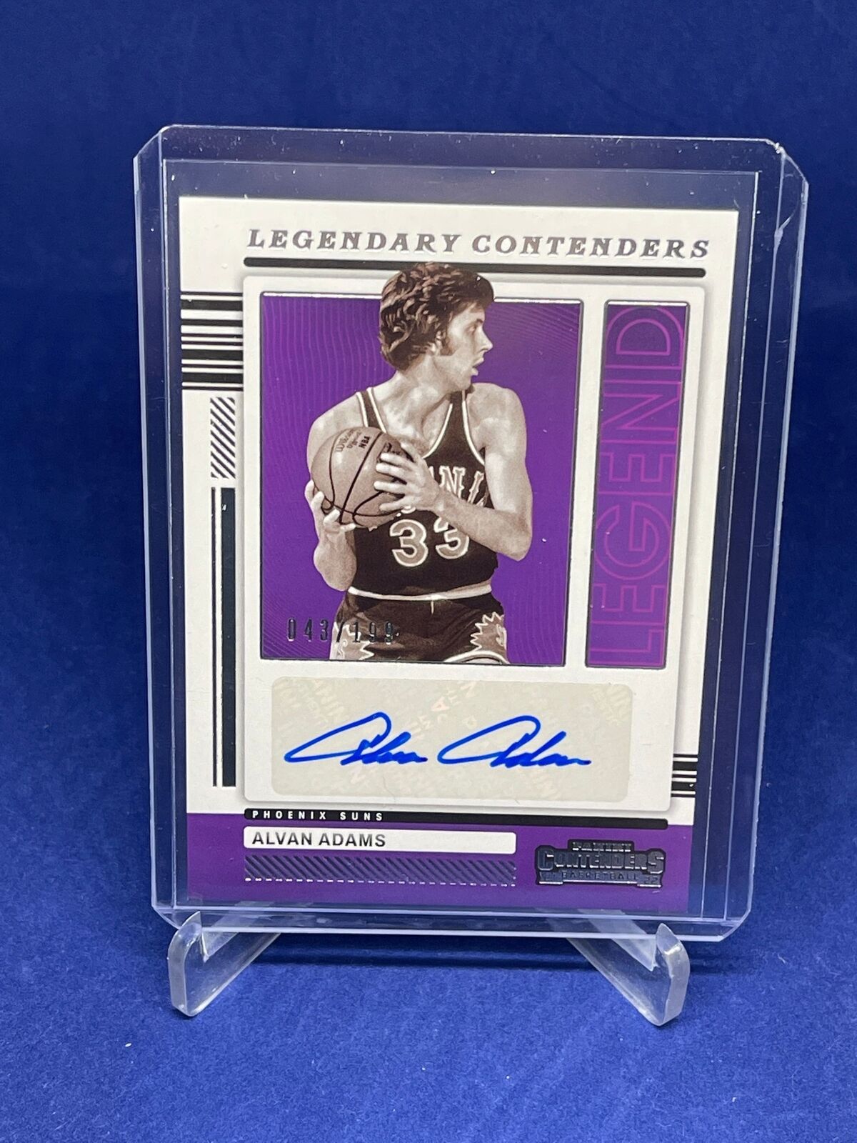 ALVAN ADAMS 2021-22 PANINI CONTENDERS LEGENDARY CONTENDERS AUTO #D 43/199