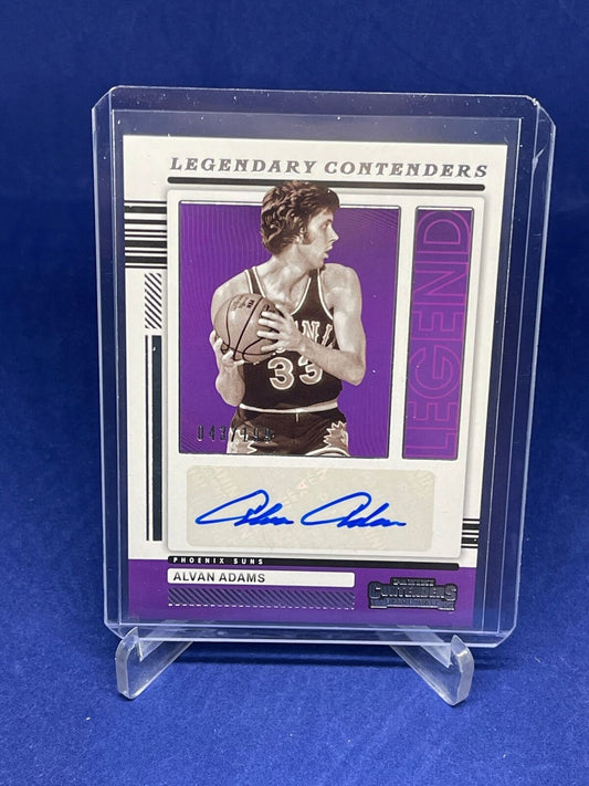 ALVAN ADAMS 2021-22 PANINI CONTENDERS LEGENDARY CONTENDERS AUTO #D 43/199