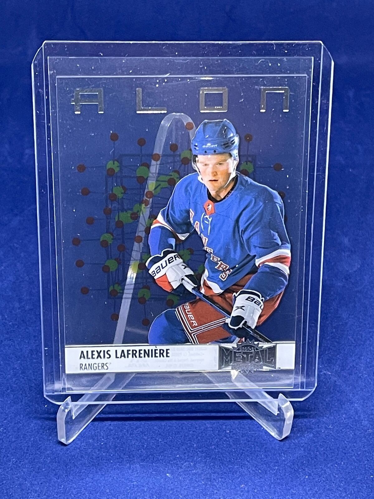 ALEXIS LAFRENIERE 2020-21 NHL METAL UNIVERSE ALON CLEAR ACETATE RC