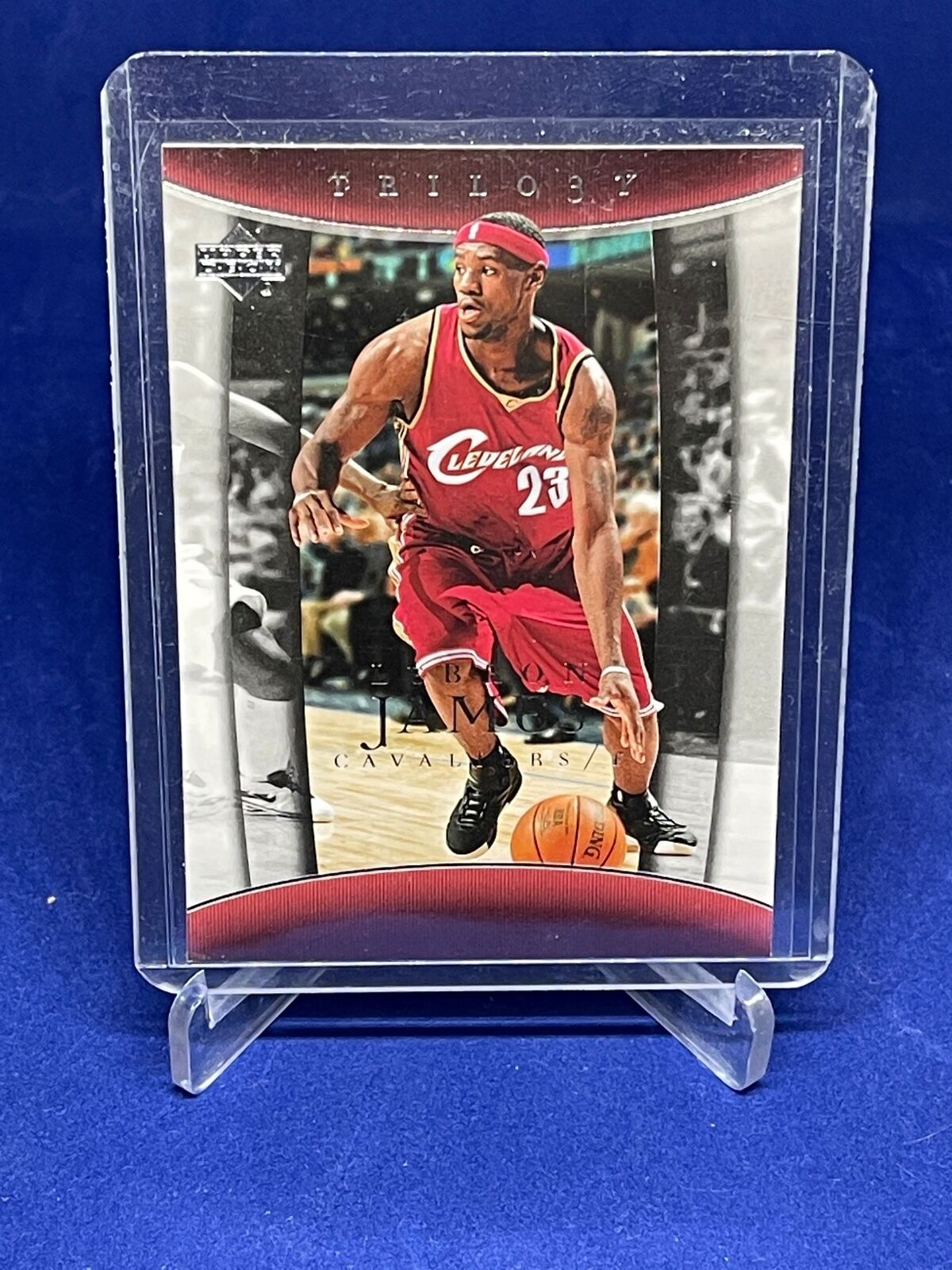 LEBRON JAMES 2004-05 UPPER DECK TRILOGY #13