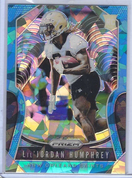 LIL'JORDAN HUMPHREY 2019 PANINI PRIZM BLUE CRACKED ICE PRIZM RC #D 56/99