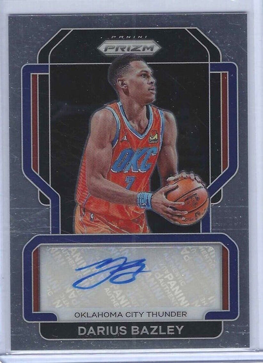 DARIUS BAZLEY 2021-22 PANINI PRIZM AUTO #SG-DBZ