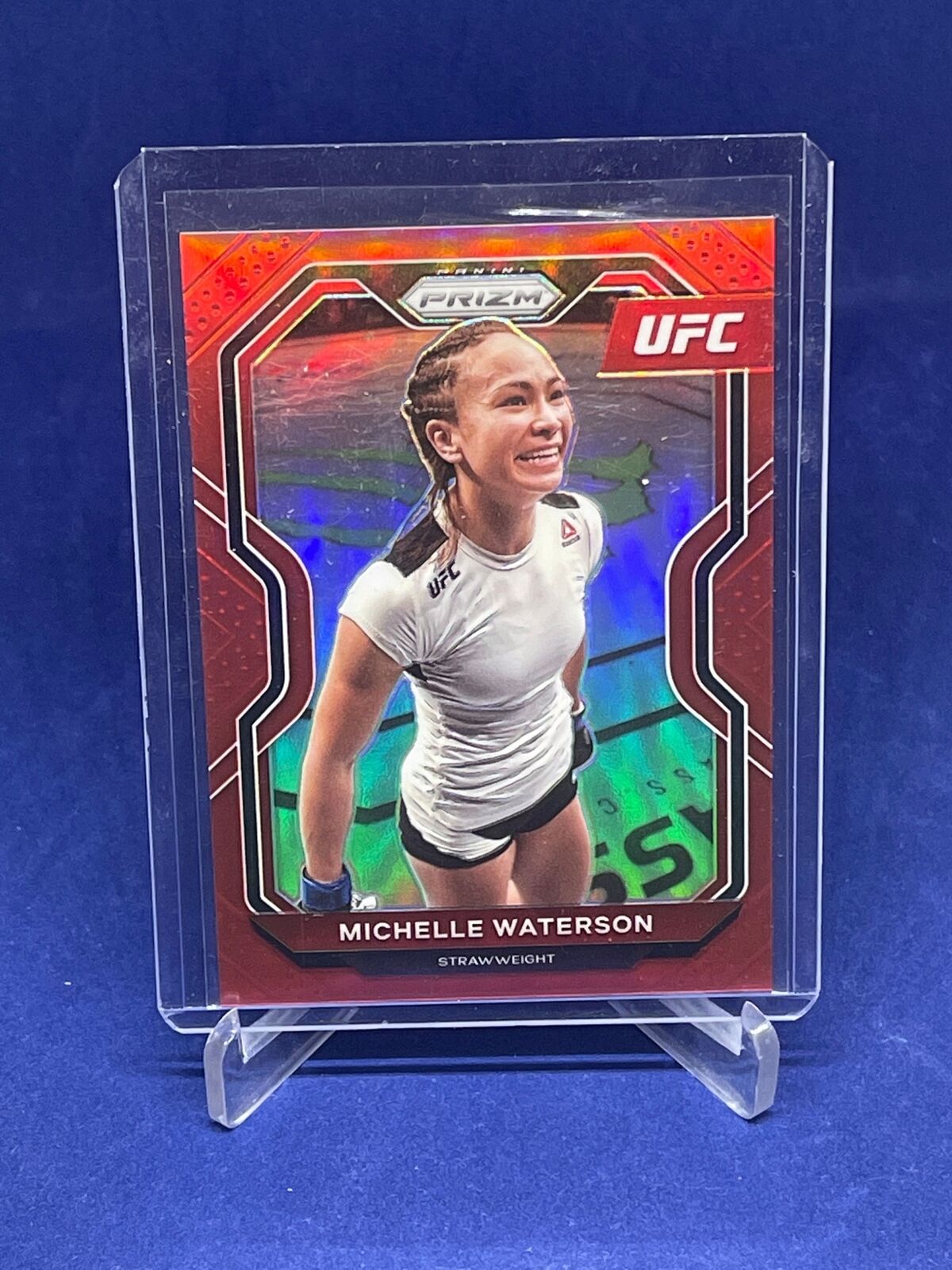 MICHELLE WATERSON 2021 PANINI PRIZM UFC RED PRIZM #D 68/275