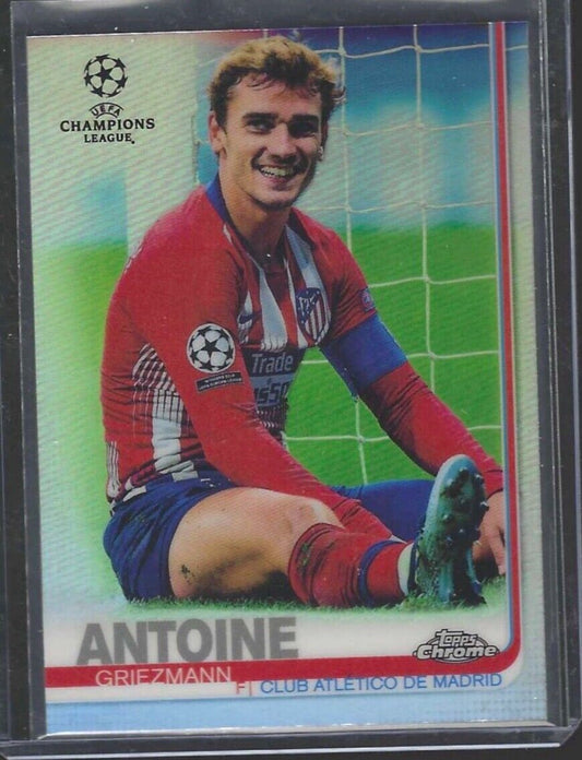 ANTOINE GRIEZMANN 2018-19 TOPPS CHROME UEFA SP PHOTO VARIATION SSP REFRACTOR #84