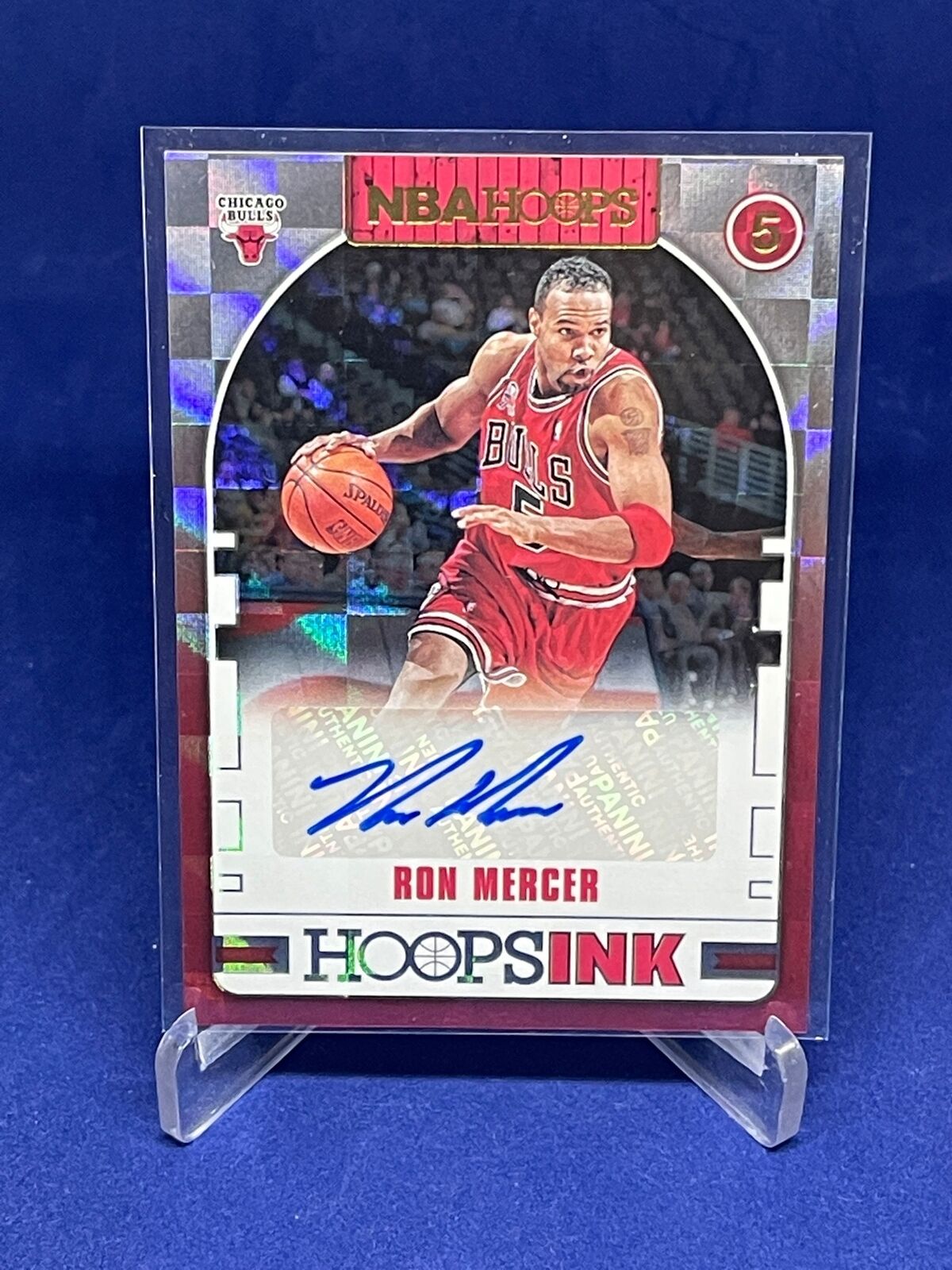 RON MERCER 2018-19 PANINI NBA HOOPS INK AUTO