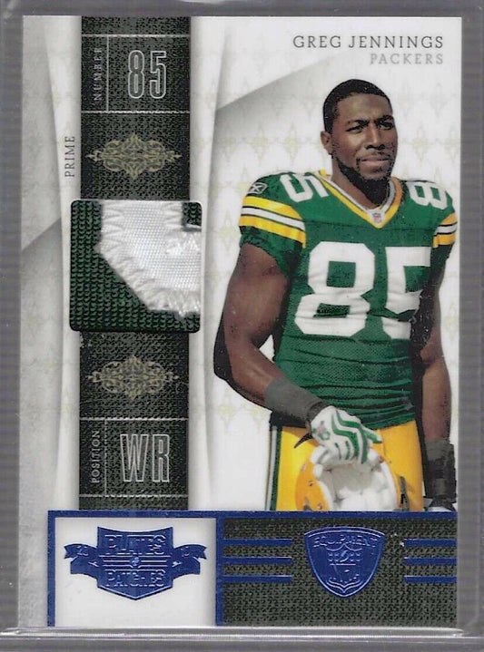 GREG JENNINGS 2010 PANINI PLATES AND PATCHES PRIME PATCH #D 20/25