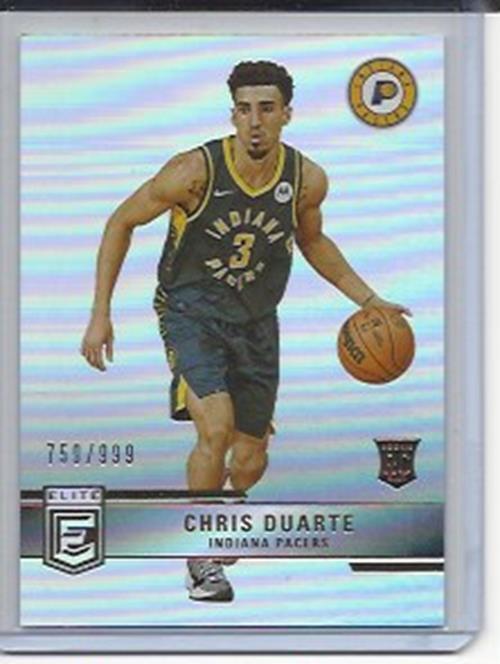 CHRIS DUARTE 2021-22 PANINI DONRUSS ELITE ROOKIE RC #D 750/999