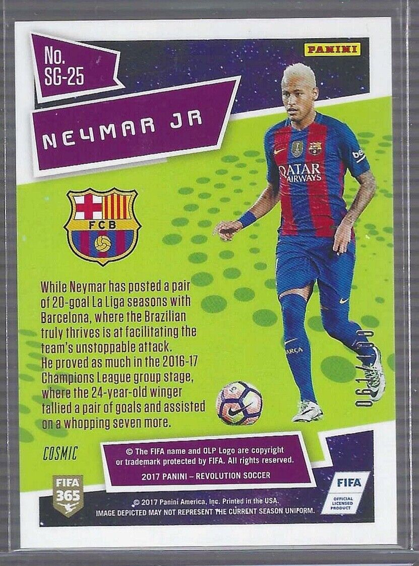 NEYMAR JR 2016-17 PANINI REVOLUTION COSMIC STAR GAZING #D 061/100