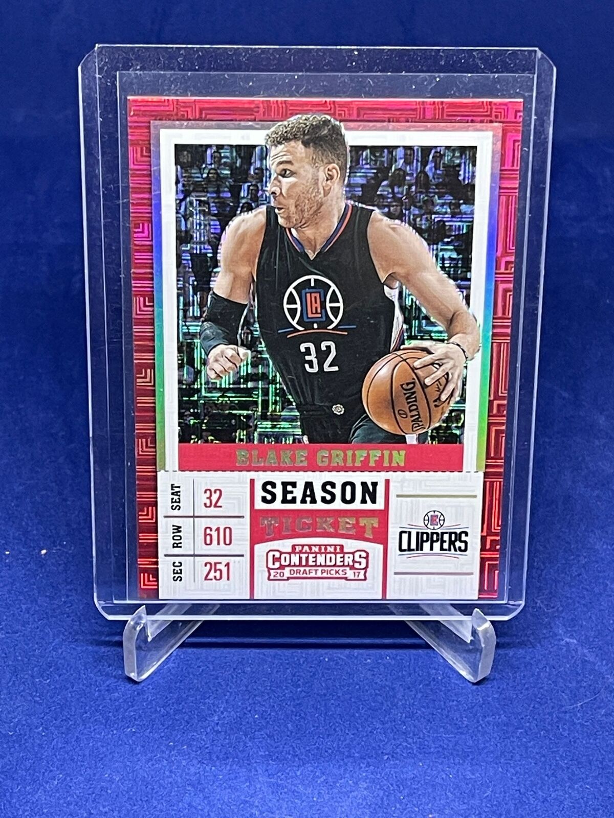 BLAKE GRIFFIN 2017 PANINI CONTENDERS DRAFT PICKS ESCHER SQUARES #D 3/10