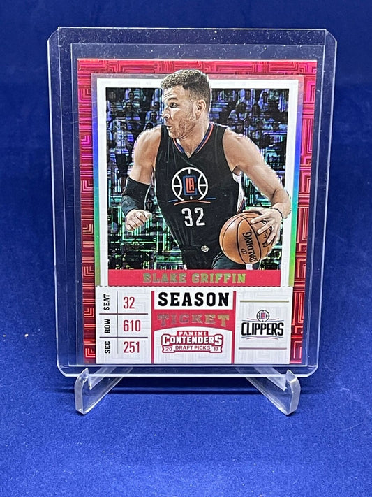 BLAKE GRIFFIN 2017 PANINI CONTENDERS DRAFT PICKS ESCHER SQUARES #D 3/10