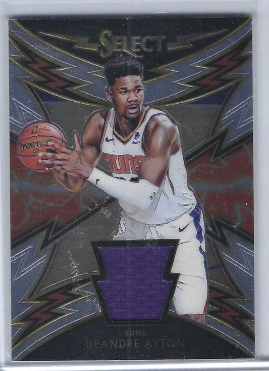 DEANDRE AYTON 2018-19 PANINI SELECT SPARKS ROOKIE JERSEY RC #SP-DAY