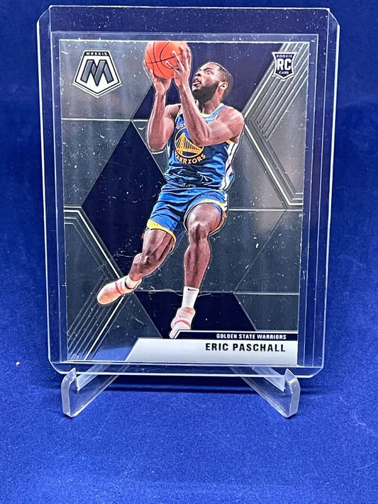 ERIC PASCHALL 2019-20 PANINI MOSAIC SP PHOTO VARIATION ROOKIE RC #250