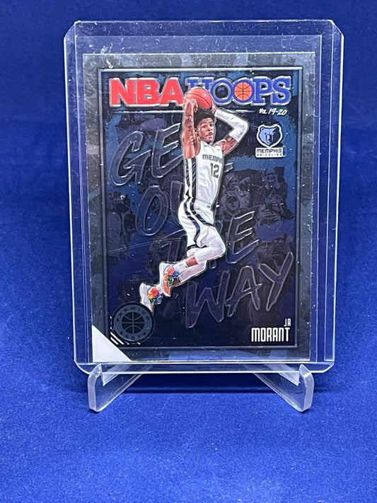 JA MORANT 2019-20 PANINI NBA HOOPS PREMIUM GET OUT OF THE WAY ROOKIE RC #12