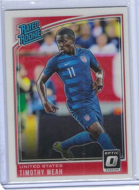 TIMOTHY WEAH 2018-19 PANINI DONRUSS OPTIC RATED ROOKIE RC #198