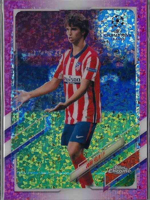 JOAO FELIX 2020-21 TOPPS CHROME CHAMPIONS LEAGUE PINK DIAMOND REFRACTOR #D /175