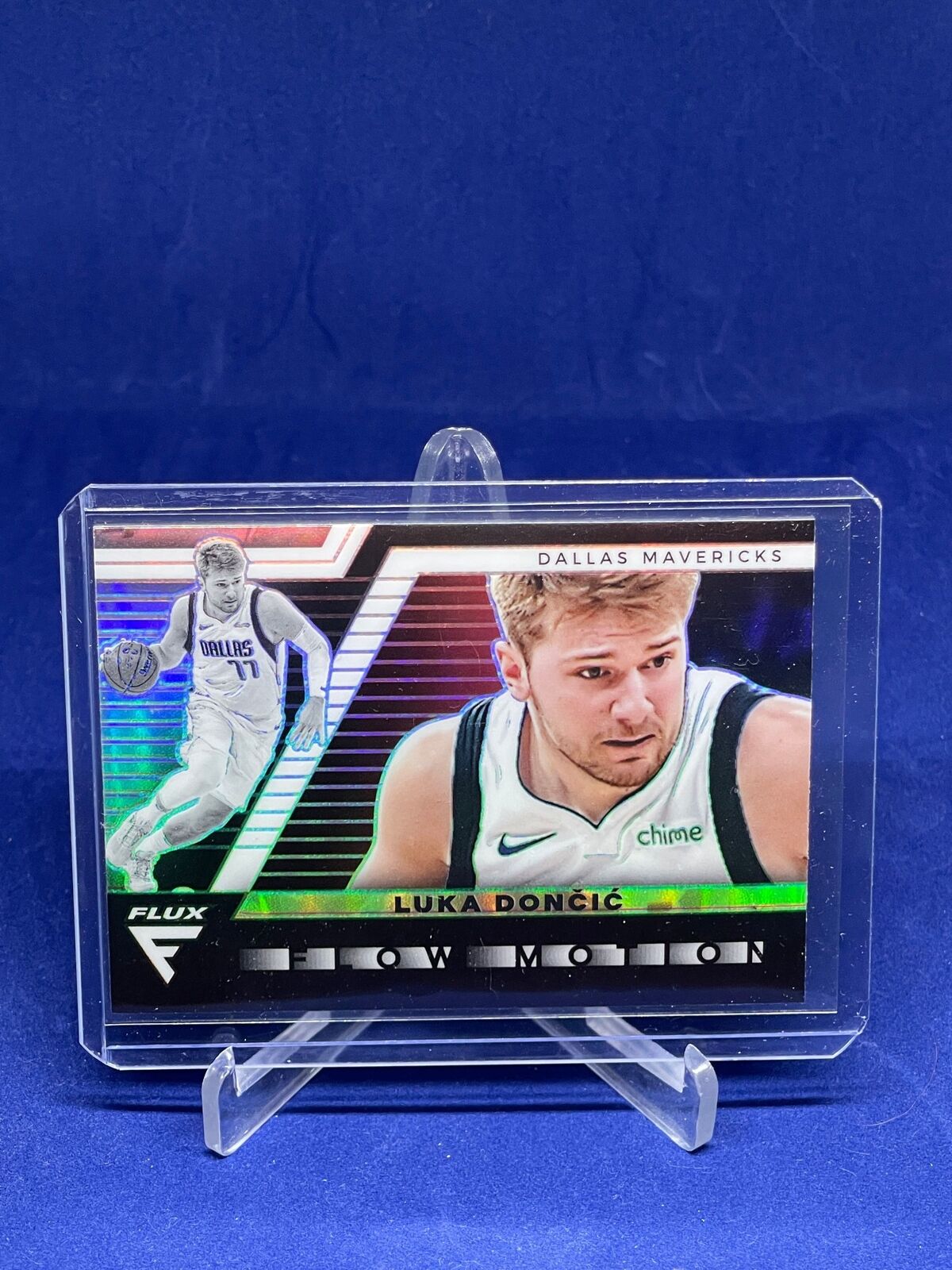 LUKA DONCIC 2020-21 PANINI FLUX FLOW MOTION SILVER PRIZM #1
