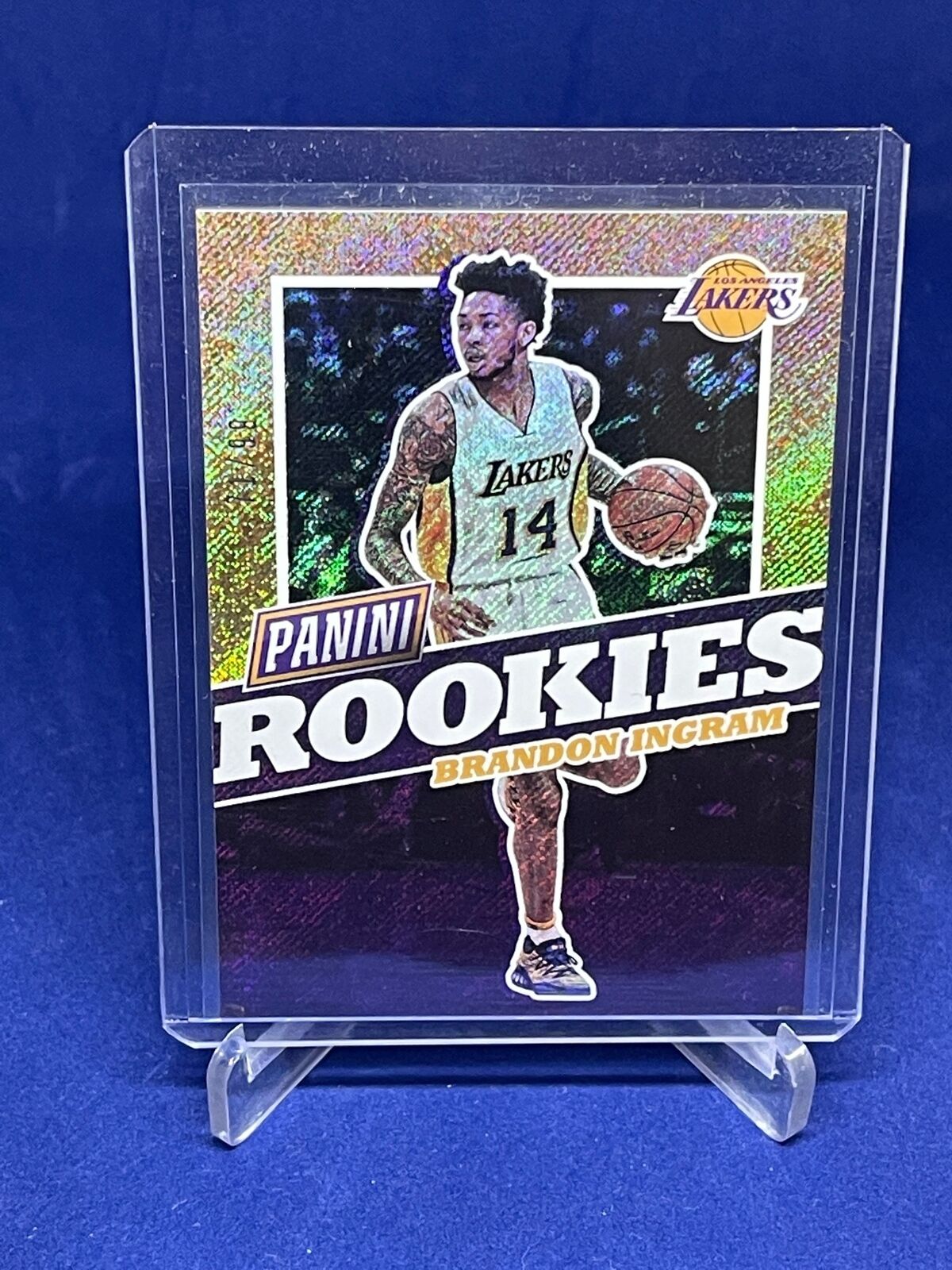 BRANDON INGRAM 2017 PANINI THE NATIONAL ROOKIES RC #D 71/99