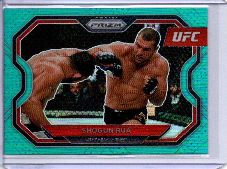 SHOGUN RUA 2021 PANINI PRIZM UFC TEAL PRIZM #D 11/49