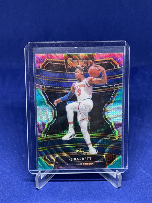 RJ BARRETT 2019-20 PANINI SELECT CONCOURSE TRI COLOR WAVE PRIZM ROOKIE RC #21