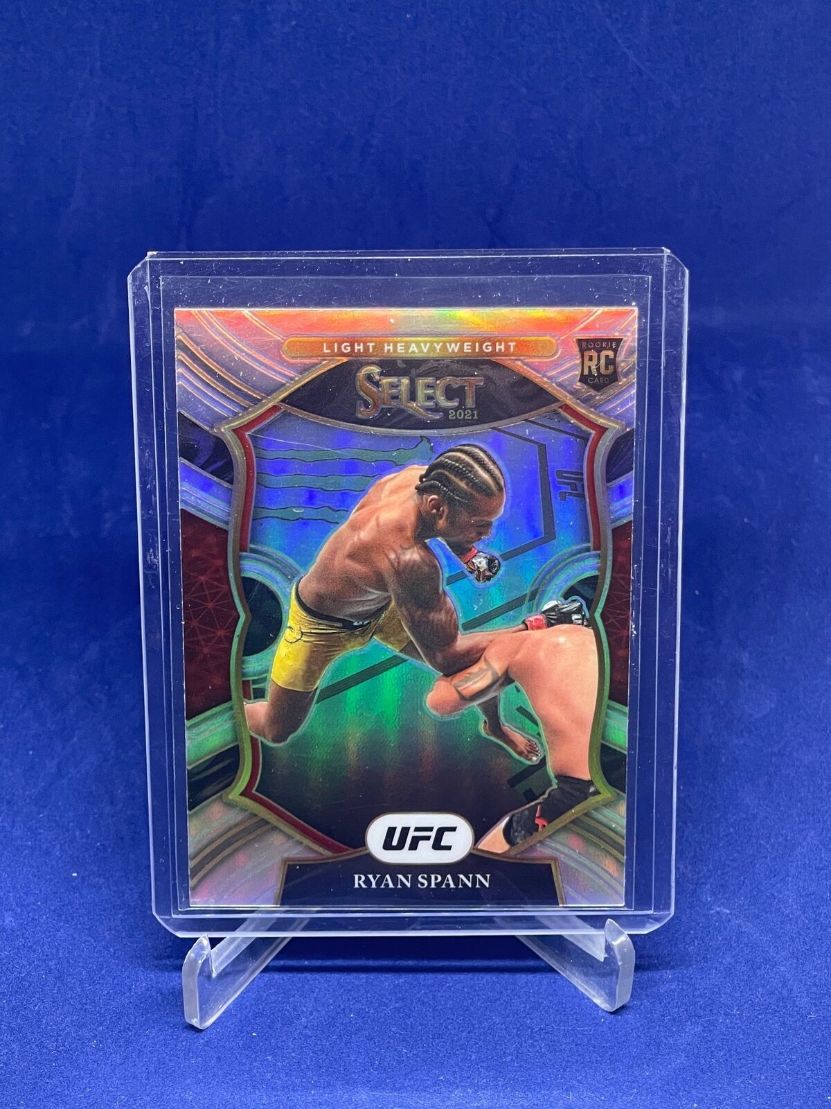 RYAN SPANN 2021 PANINI SELECT UFC CONCOURSE SILVER PRIZM ROOKIE RC #31