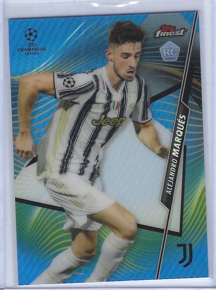 ALEJANDRO MARQUES 2020-21 TOPPS FINEST BLUE REFRACTOR ROOKIE RC #D 140/150
