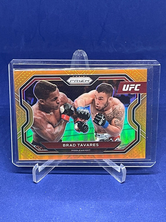 BRAD TAVARES 2021 PANINI PRIZM UFC ORANGE PRIZM #D 1/99