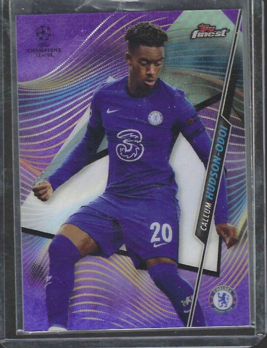 CALLUM HUDSON-ODOI 2020-21 TOPPS FINEST PURPLE REFRACTOR #D 244/250