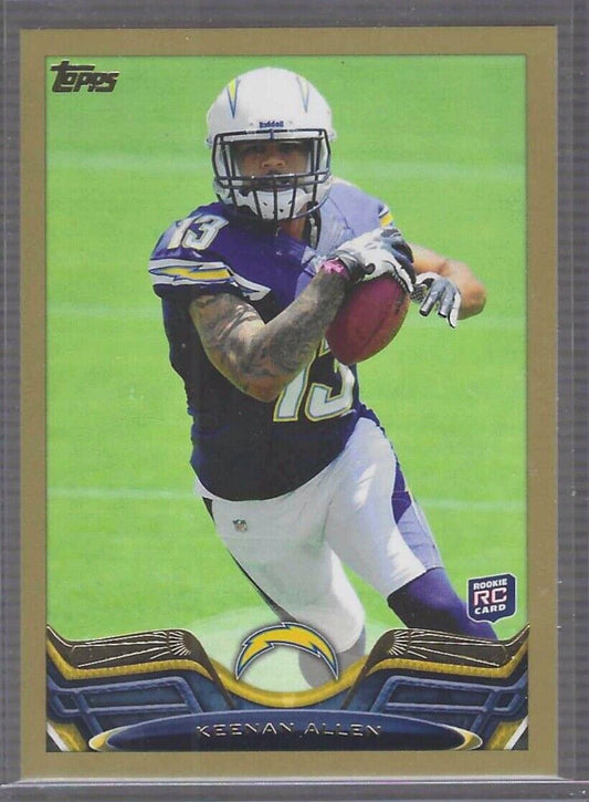 KEENAN ALLEN 2013 TOPPS GOLD ROOKIE RC #D 1180/2013