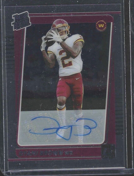 DYAMI BROWN 2021 PANINI CLEARLY DONRUSS RATED ROOKIE AUTO RC #78
