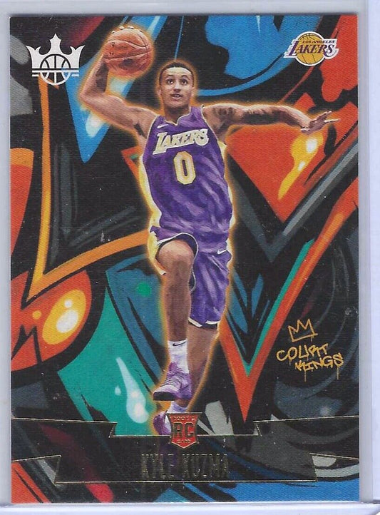 KYLE KUZMA 2017-18 PANINI COURT KINGS LEVEL THREE ROOKIE RC #193