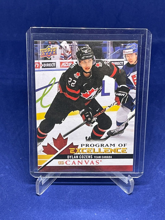 DYLAN COZENS 2020-21 UPPER DECK SERIES 2 CANVAS PROGRAM OF EXCELLENCE RC
