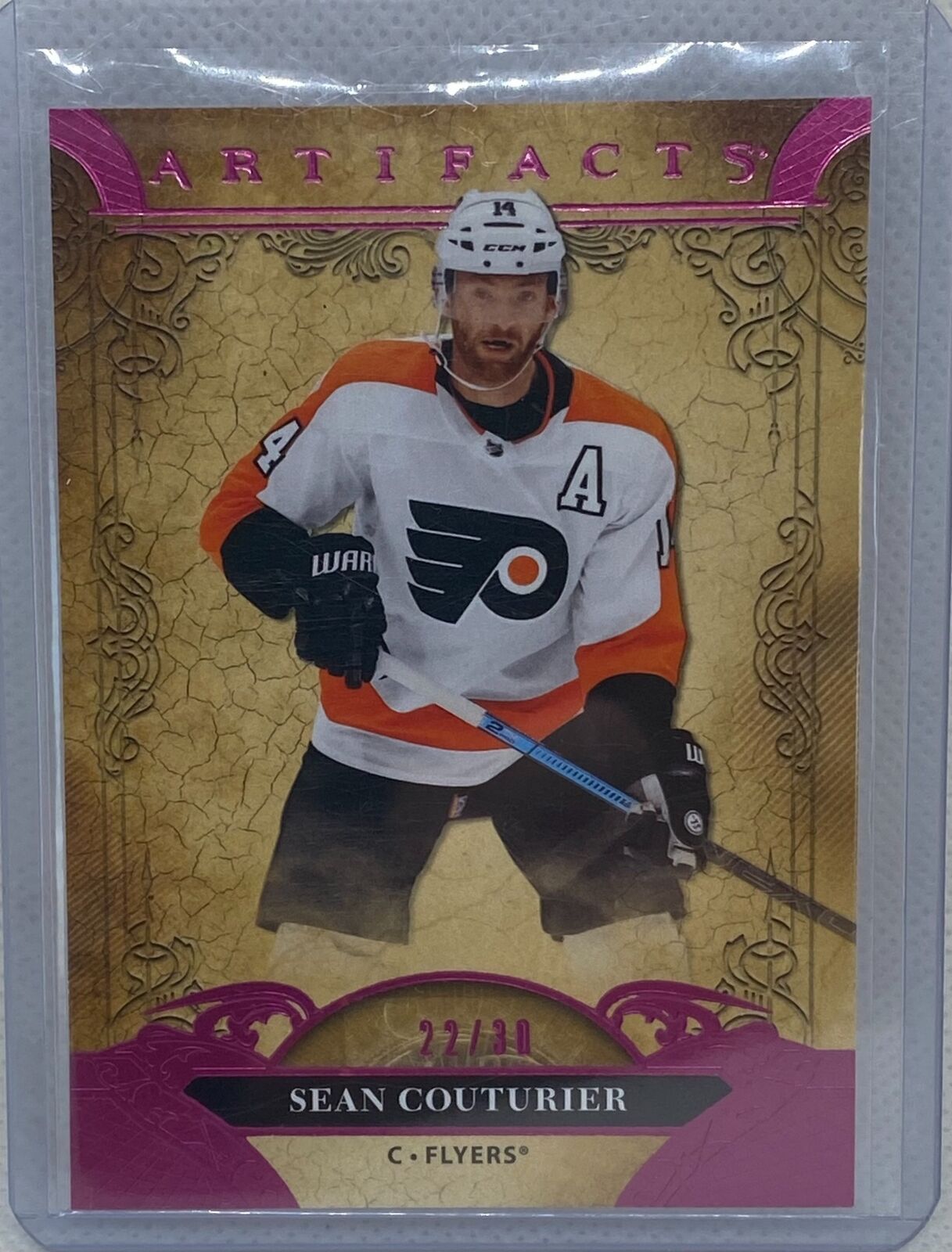 SEAN COUTURIER 2020-21 UPPER DECK ARTIFACTS PINK #D 22/30