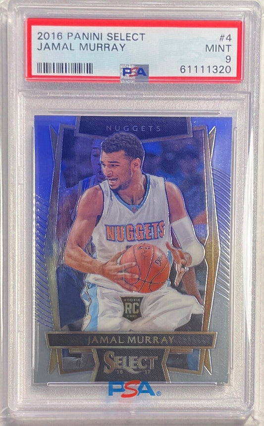 JAMAL MURRAY 2016-17 PANINI SELECT ROOKIE RC #4 PSA 9 MINT