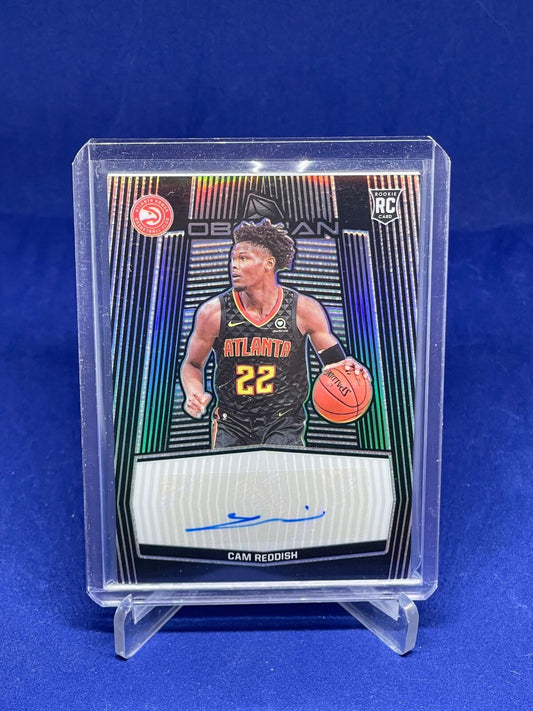 CAM REDDISH 2019-20 PANINI OBSIDIAN AUTO ROOKIE RC #D 60/99