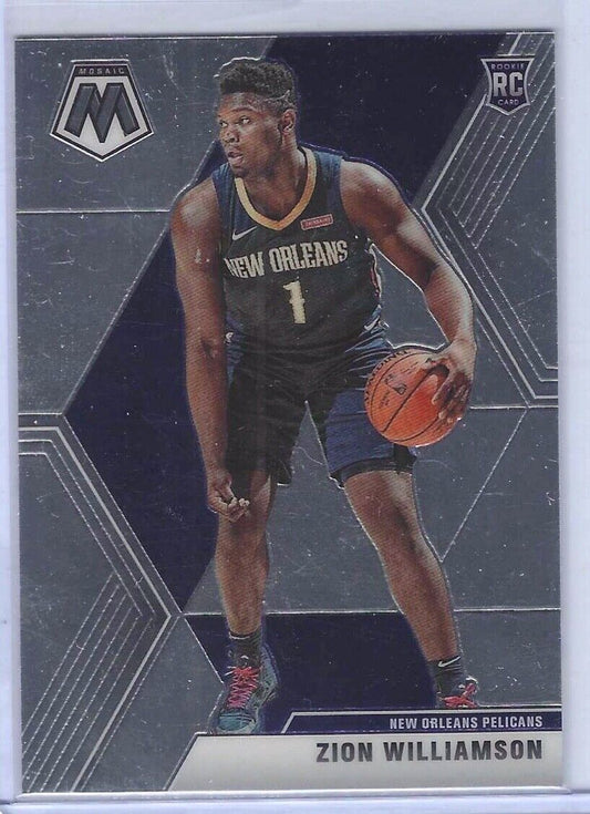 ZION WILLIAMSON 2019 PANINI MOSAIC ROOKIE RC #209