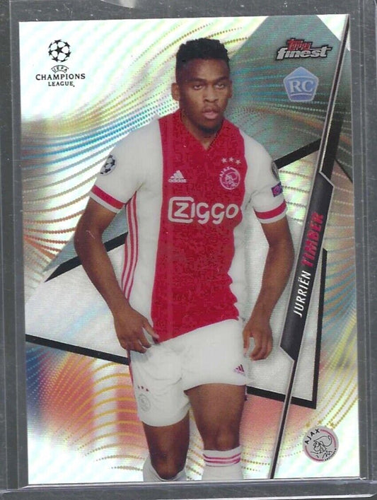 JURRIEN TIMBER 2020-21 TOPPS FINEST REFRACTOR ROOKIE RC #92
