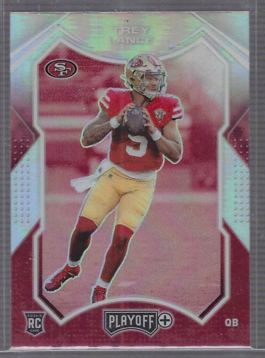 TREY LANCE 2021 PANINI PLAYOFF PLAYOFF+ PLUS SILVER PRIZM ROOKIE RC #203