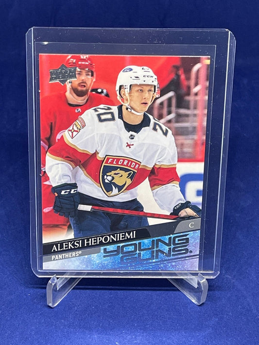 ALEX HEPONIEMI 2020-21 UPPER DECK SERIES ONE YOUNG GUNS RC #716