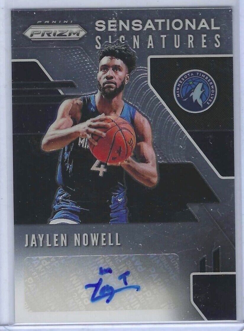 JAYLEN NOWELL 2019-20 PANINI PRIZM SENSATIONAL SIGNATURES AUTO RC #SS-JNW